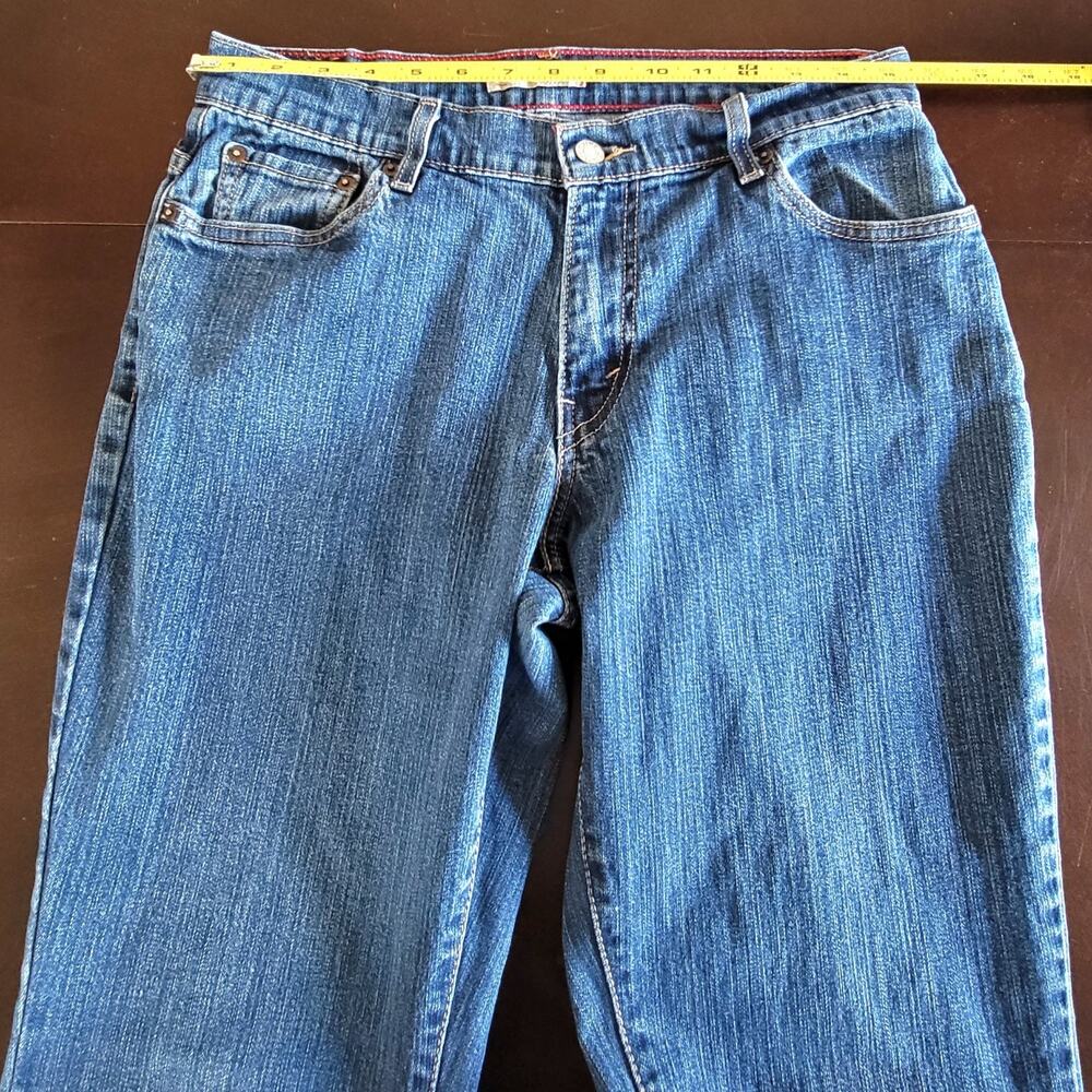 LEVIS 550 Relaxed Boot Cut Medium Wash Denim Jeans Womens Size 10 Medium - Picture 12 of 16